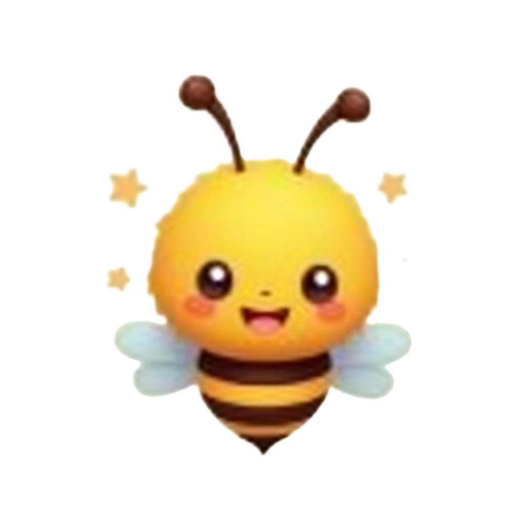 Cute Bee Emoji